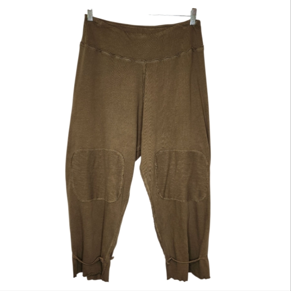 Free People Olive Green Harem Knit Pants